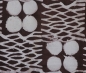Preview: Afrika Stoffe - Batik mit Schönem Muster in Braun